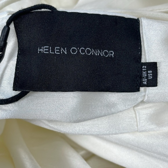 New Helen Oconnor Super Nova Modern Strappy Cutout Maxi Dress Wedding High Low 8 - Picture 9 of 14